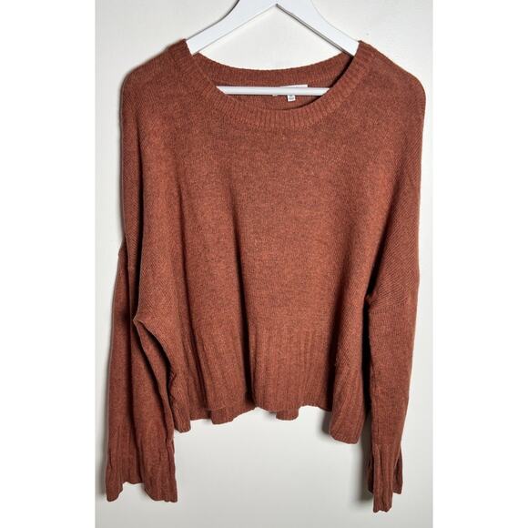 Madewell Ayers Wide Sleeve Pullover Sweater Crewneck Oversized Wool Alpaca XL - Picture 2 of 9